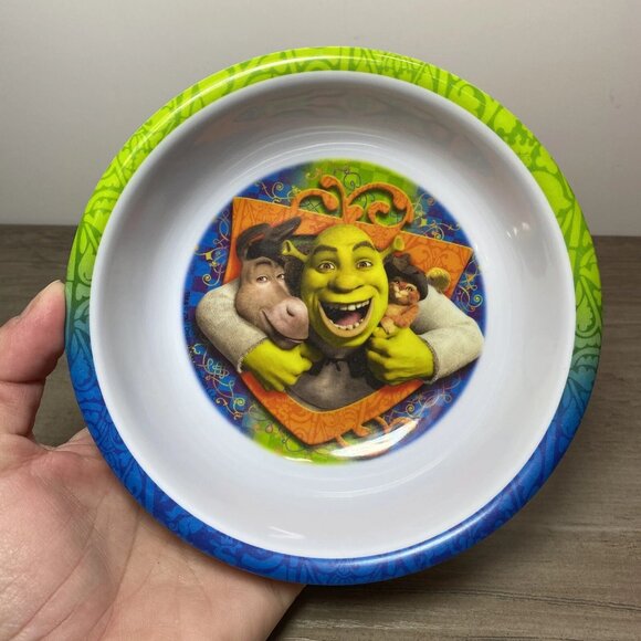 Shrek Melamine Snack Bowl 2007 Zak! - Picture 1 of 4